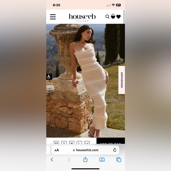 House of CB Solana dress size L - Picture 3 of 4